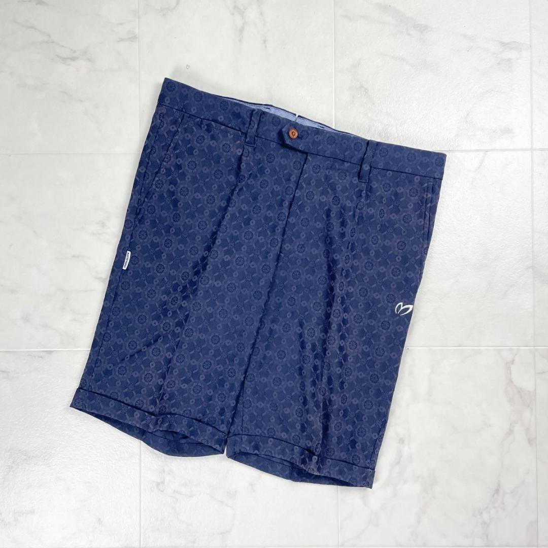 マスターバニーエディション ゴルフウェア ハーフパンツ 紺サイズ6*GD1206