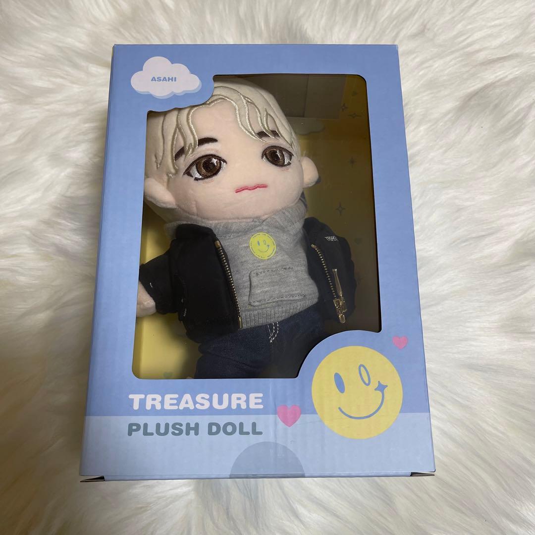 【トレカ付き】treasure push doll アサヒ ドール ぬいぐるみ