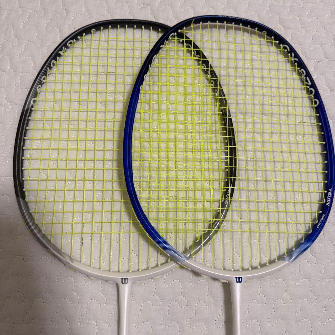 Wilson バドミントンラケット 2本セット　松友美佐紀　フィアース　9700
