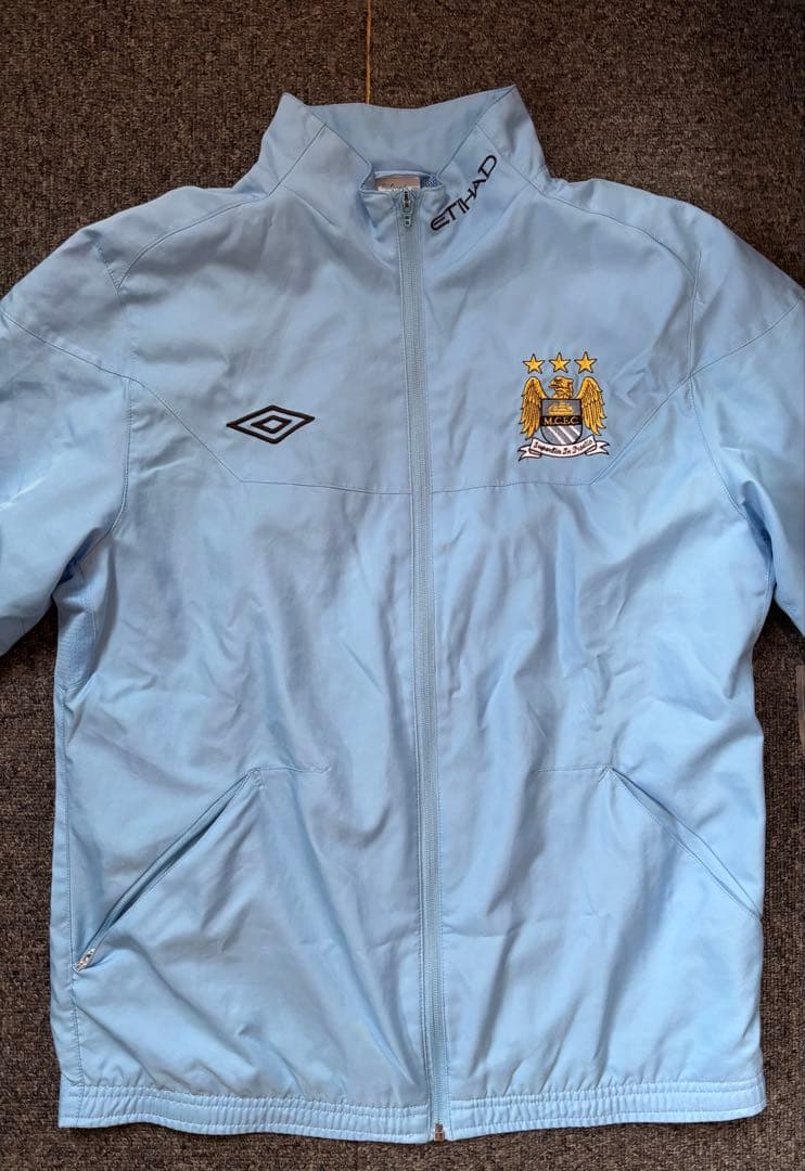 マンチェスターシティ 旧ロゴ　US サイズS ハーランドノルウェーユニフォーム