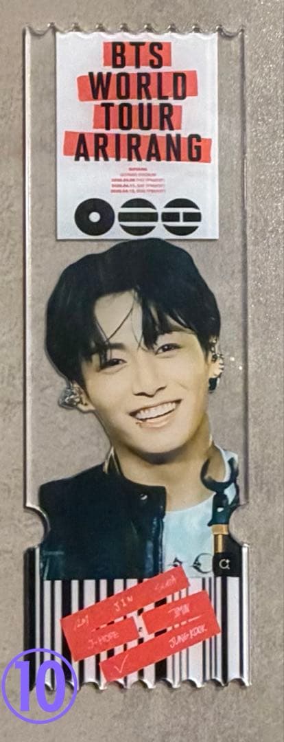 グテ、テテ、グクアクリルチケット