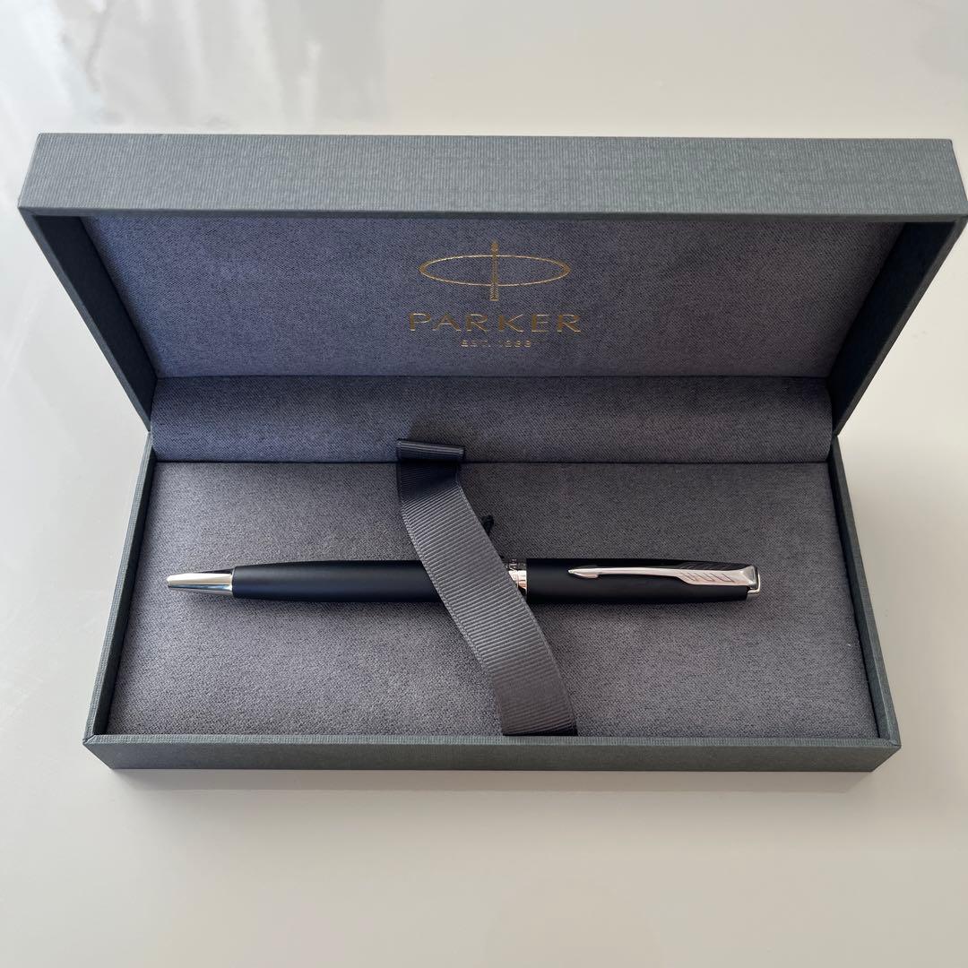 パーカー（PARKER）ソネット　マットブラック　CT ボールペン　化粧箱付