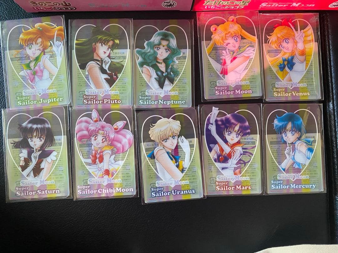 美少女戦士セーラームーン 明治 コラボ　クリアカード コンプリート