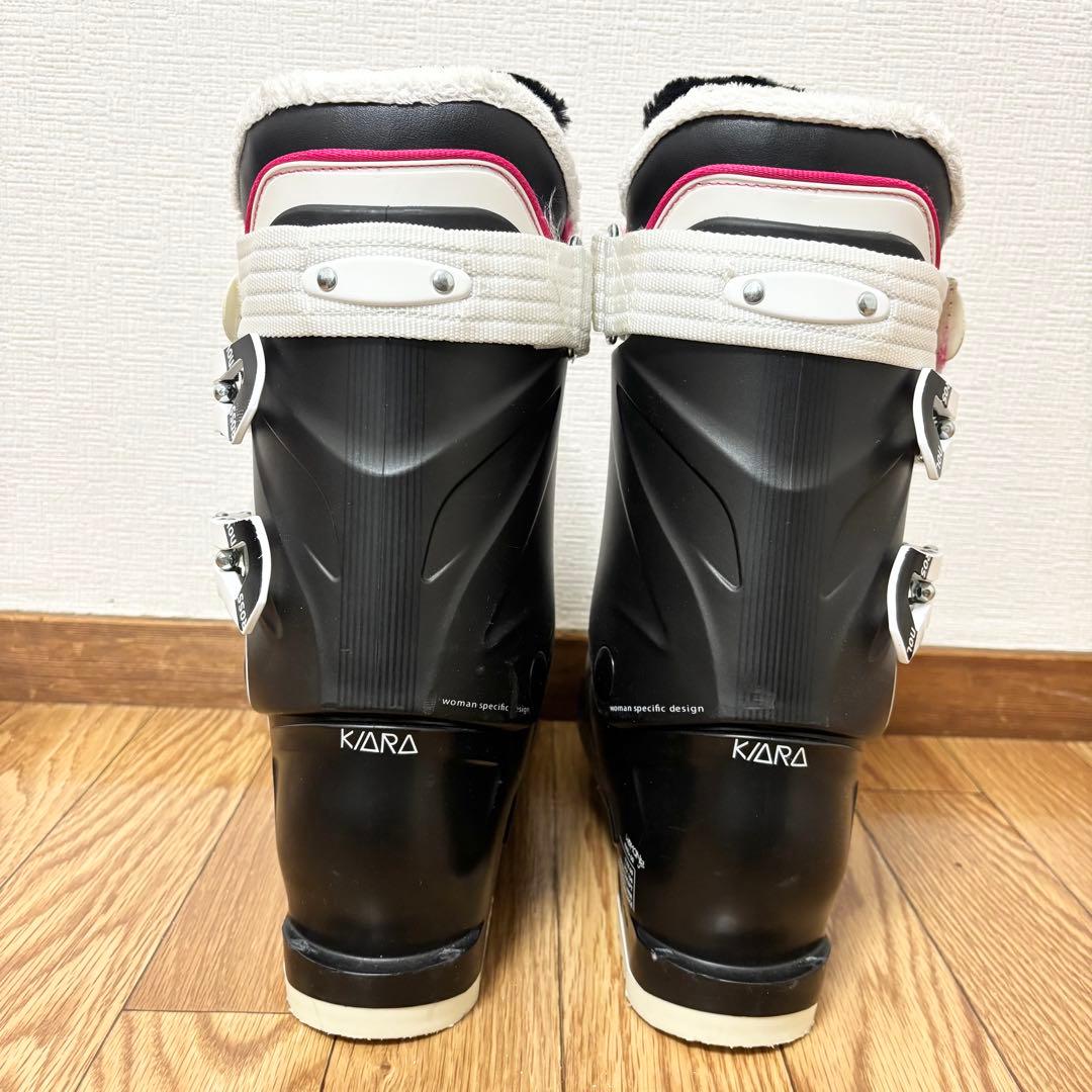 レディース　KASTLE 24〜24.5cm スキーセット　ストック付