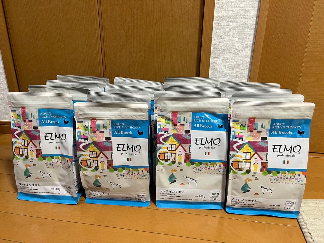 ELMO ドッグフード　リッチインチキン 800g 16袋