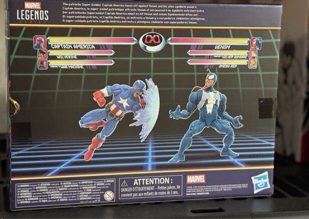 マーベルレジェンド ゲームシリーズ キャプテンアメリカ vs ヴェノム 6インチ