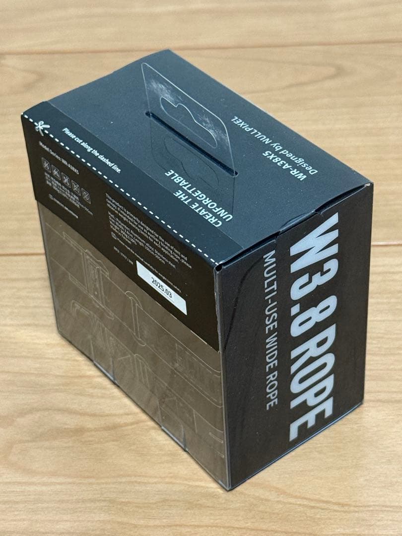 【新品未使用】NULLPIXEL W3.8 ROPE BLACK EDITION