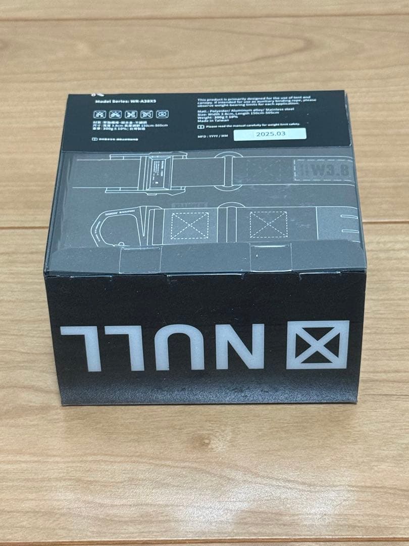 【新品未使用】NULLPIXEL W3.8 ROPE BLACK EDITION