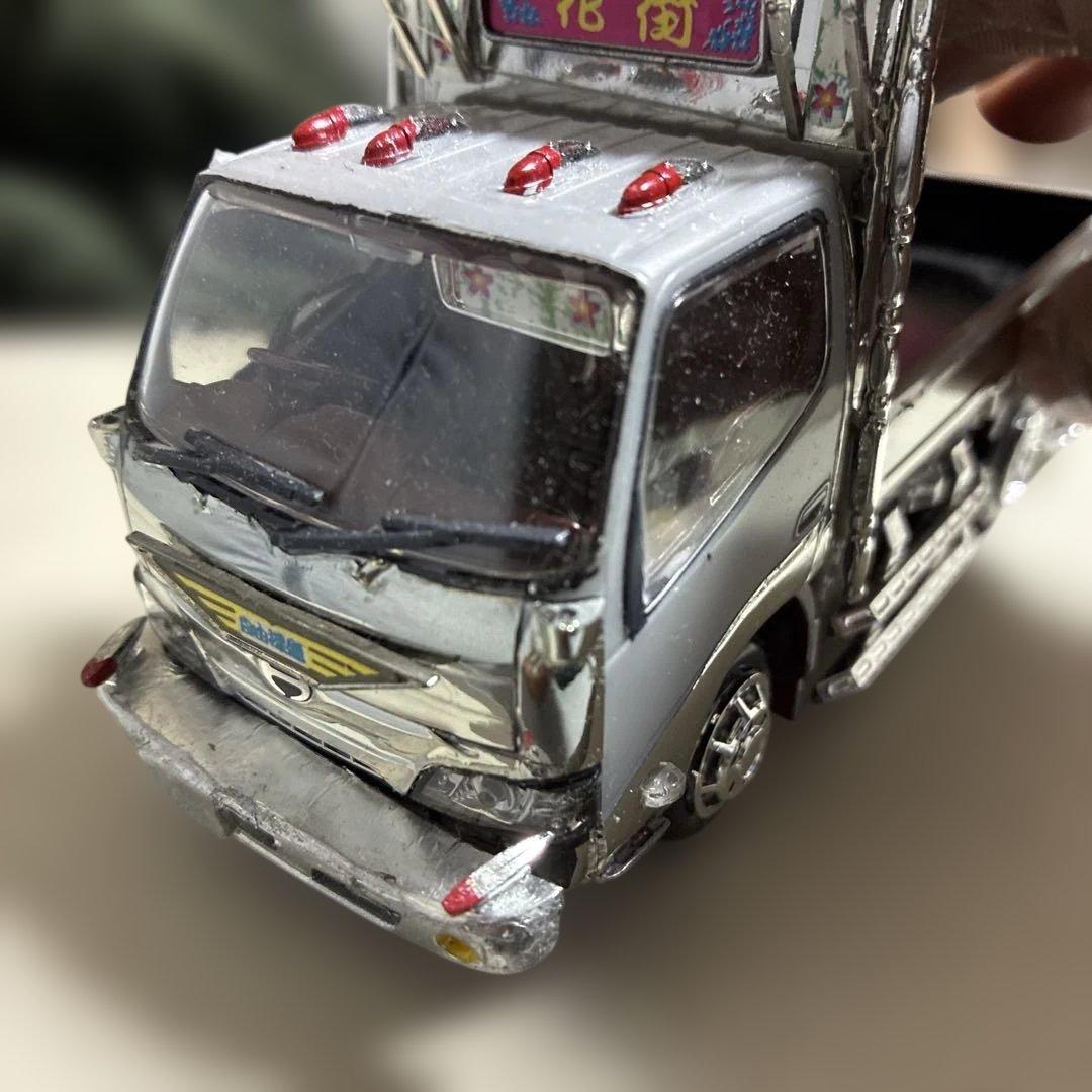 楽プラHINO トラック 1/32完成品2台素人作