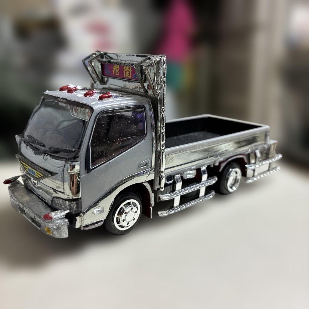 楽プラHINO トラック 1/32完成品2台素人作