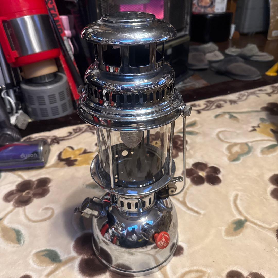 ペトロマックス似　真鍮製バタフライランタン　動作未確認