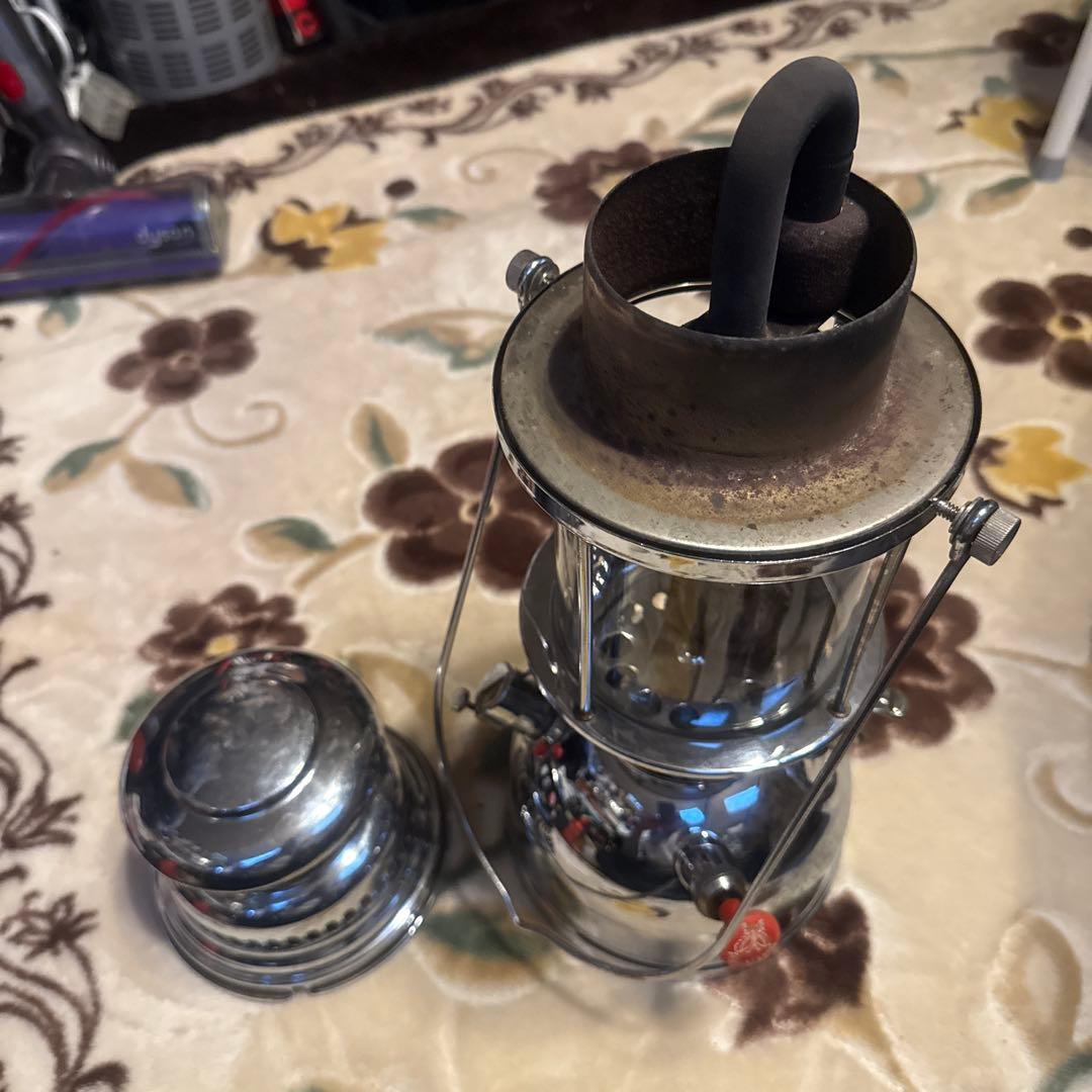 ペトロマックス似　真鍮製バタフライランタン　動作未確認