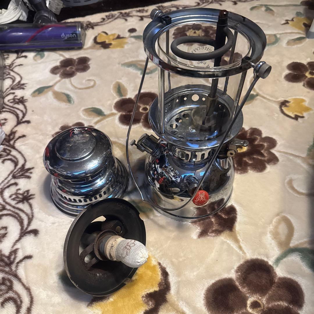 ペトロマックス似　真鍮製バタフライランタン　動作未確認