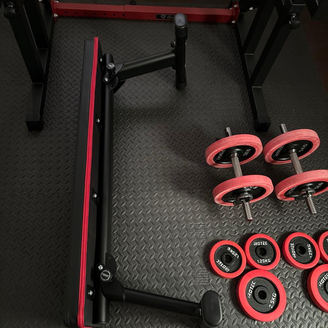 バーベルスタンド(ベンチプレス・スクワットラック)セット【秋田・引取限定】