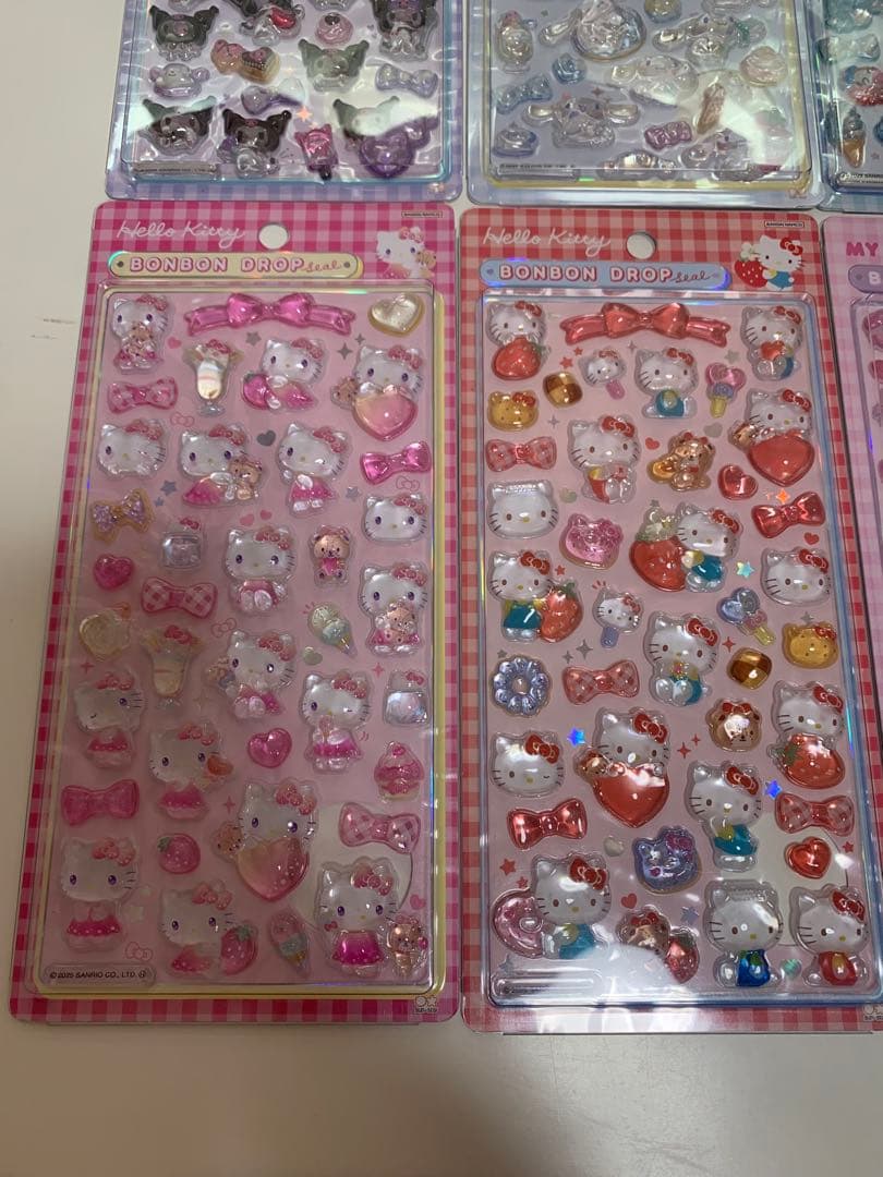【正規品】ボンボンドロップシール　サンリオ　８点セット