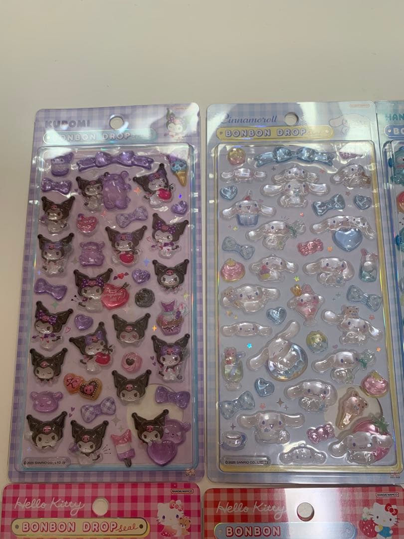 【正規品】ボンボンドロップシール　サンリオ　８点セット