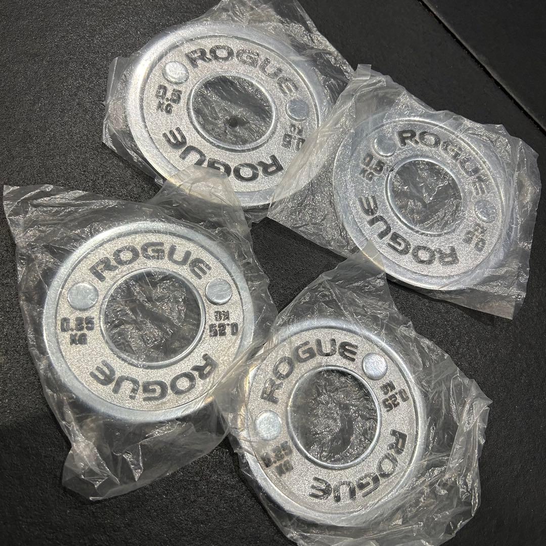 ROGUE パワーリフティングプレート0.5kg 0.25kgセット　50mm用