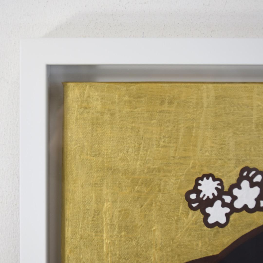 細川真希 キャンバス作品「参拾壱萬円也」6号 2017