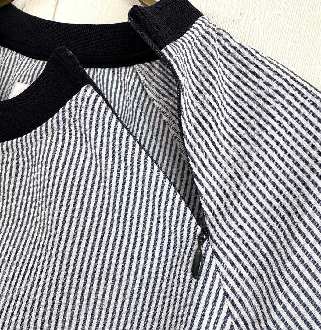 メンズウェア 8gshoot SUCKER STRIPE PISTE -WHITE/NAVY-