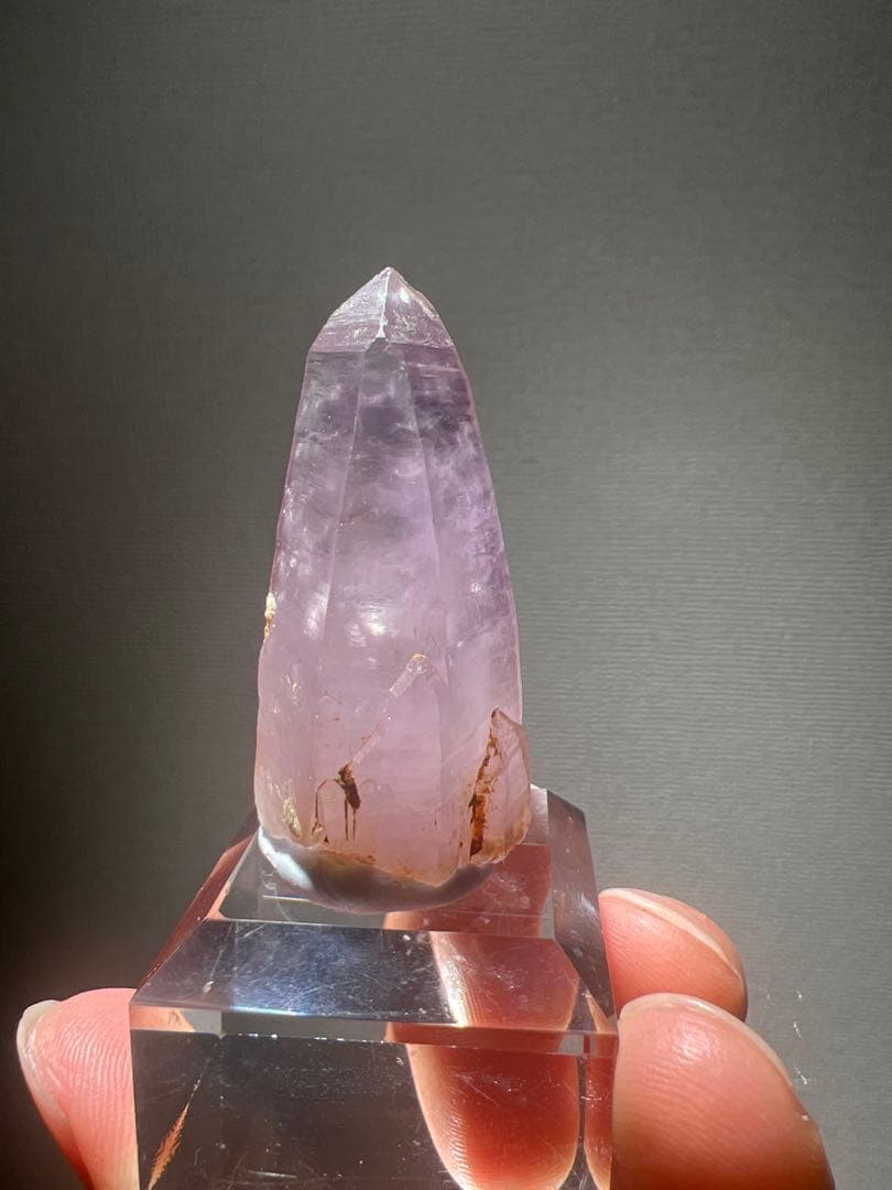 【再】極美　国産鉱物　富井鉱山　紫水晶