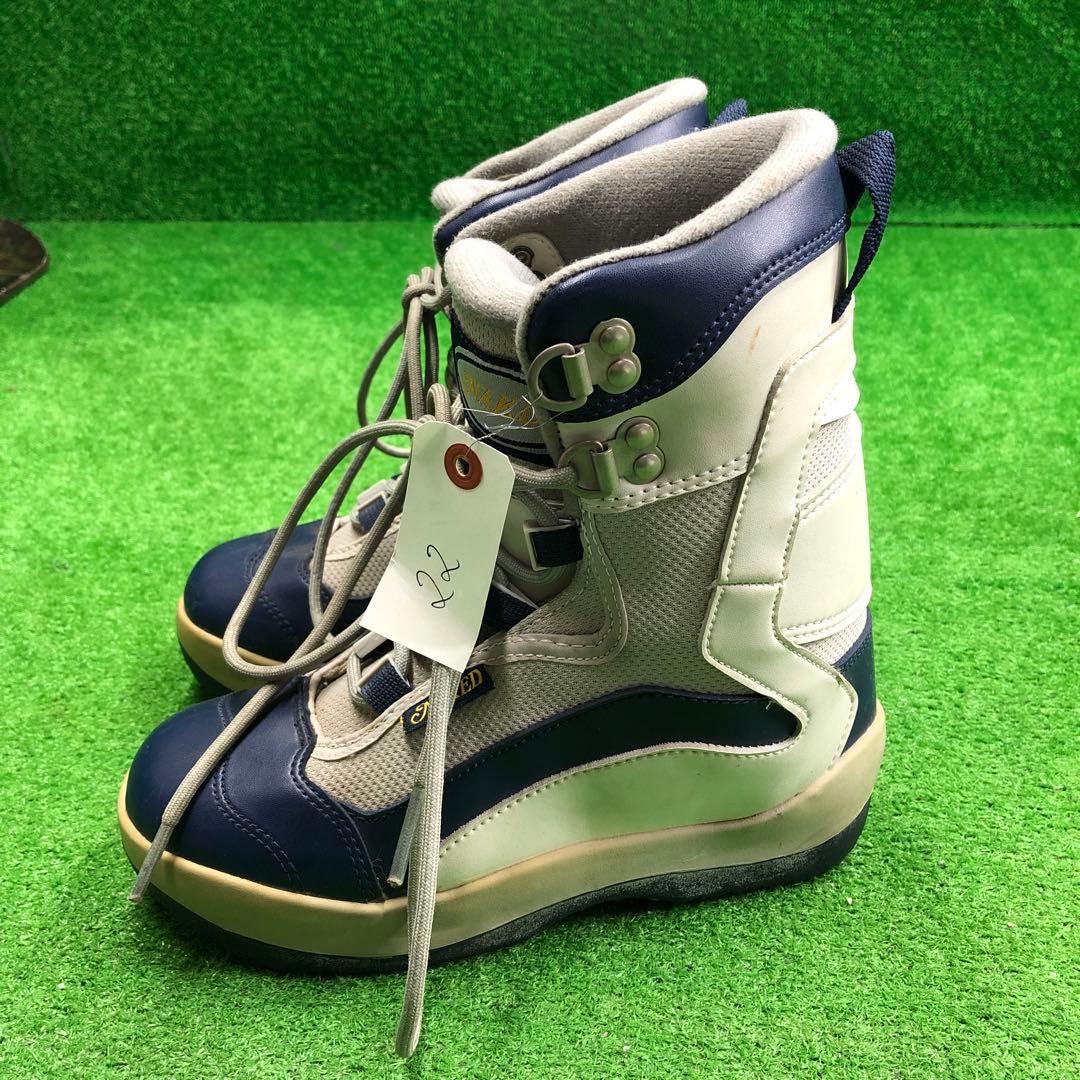 宝-649子供用スノーボードセット板115cm ビンディング新品 メンテナンス済