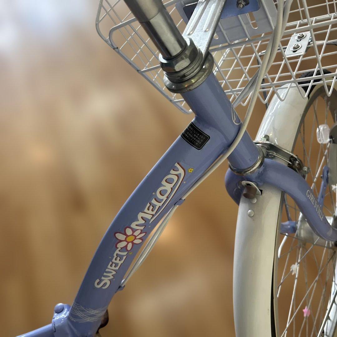 【使用3回のみ】子供用自転車24インチ　折りたたみ式