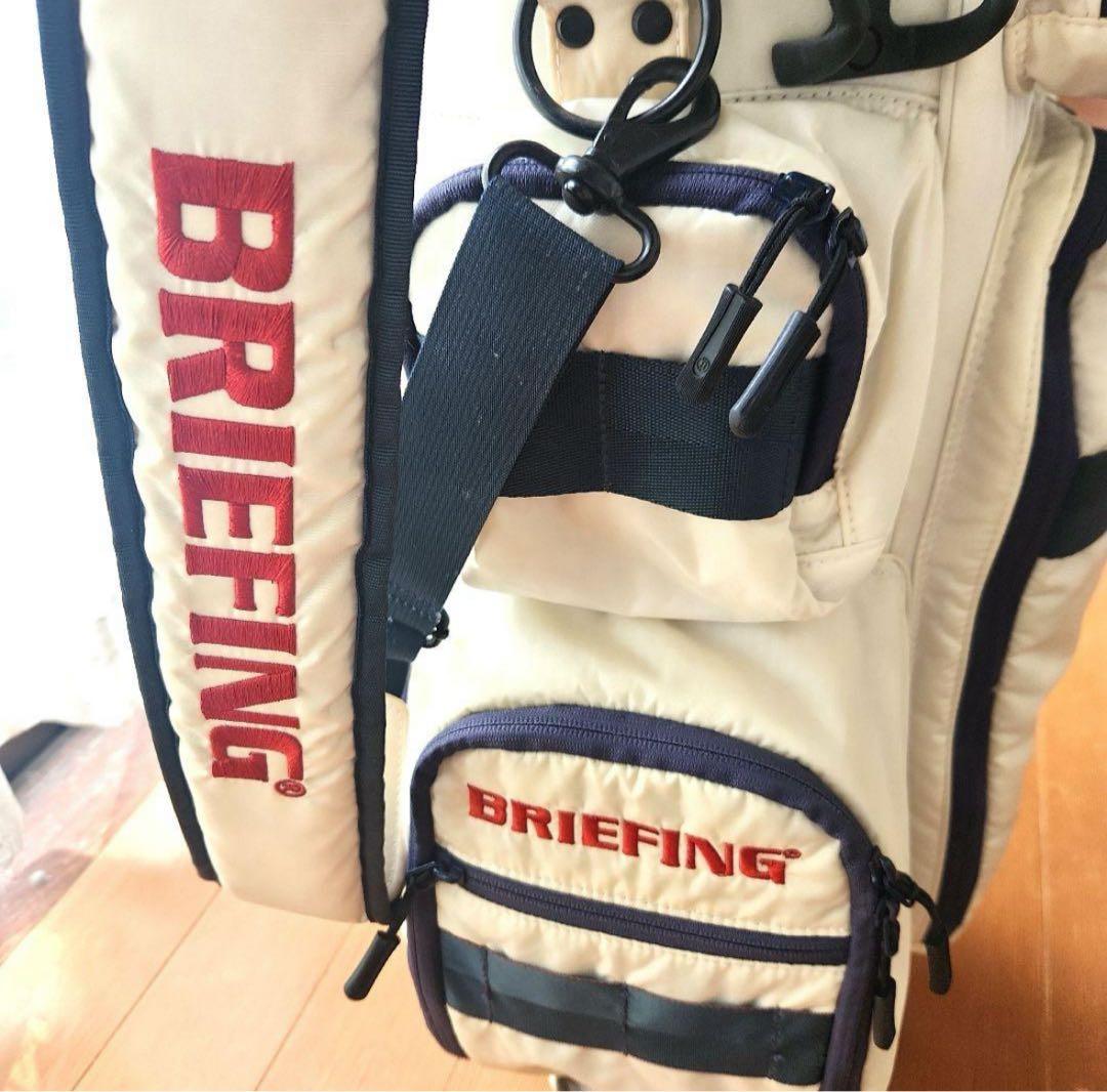 希少完売✦BRIEFING ✦ ゴルフバッグ ✦ホワイト/ネイビー✦ CR-6