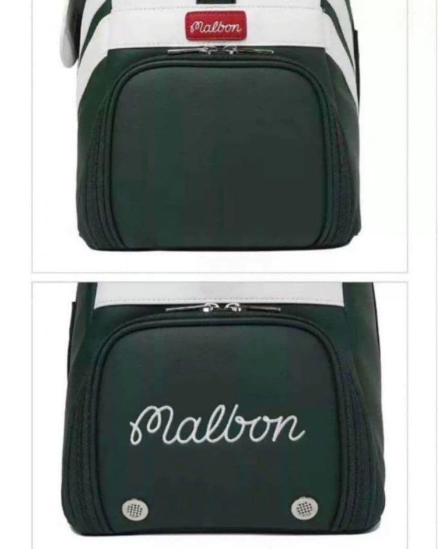 人気 マルボンゴルフ ボストンバッグ シューズケース 新品 グリーン