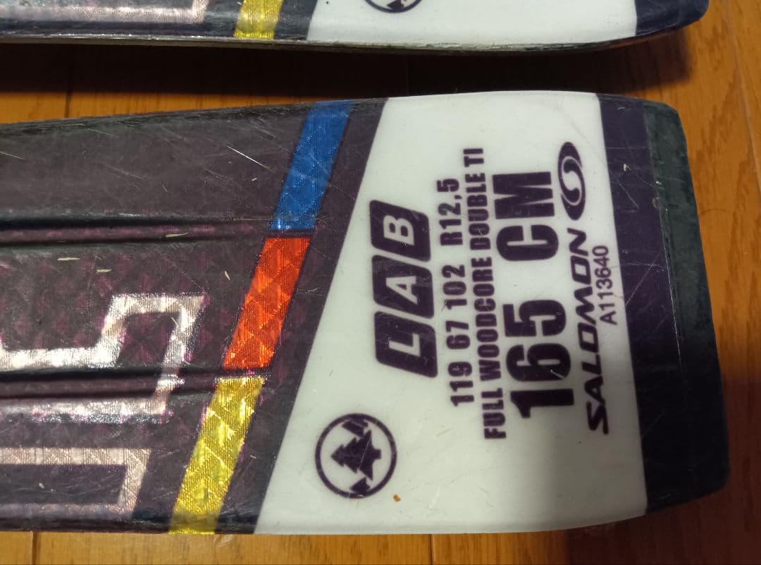 Salomon Race スキー 165cm バインディング付き