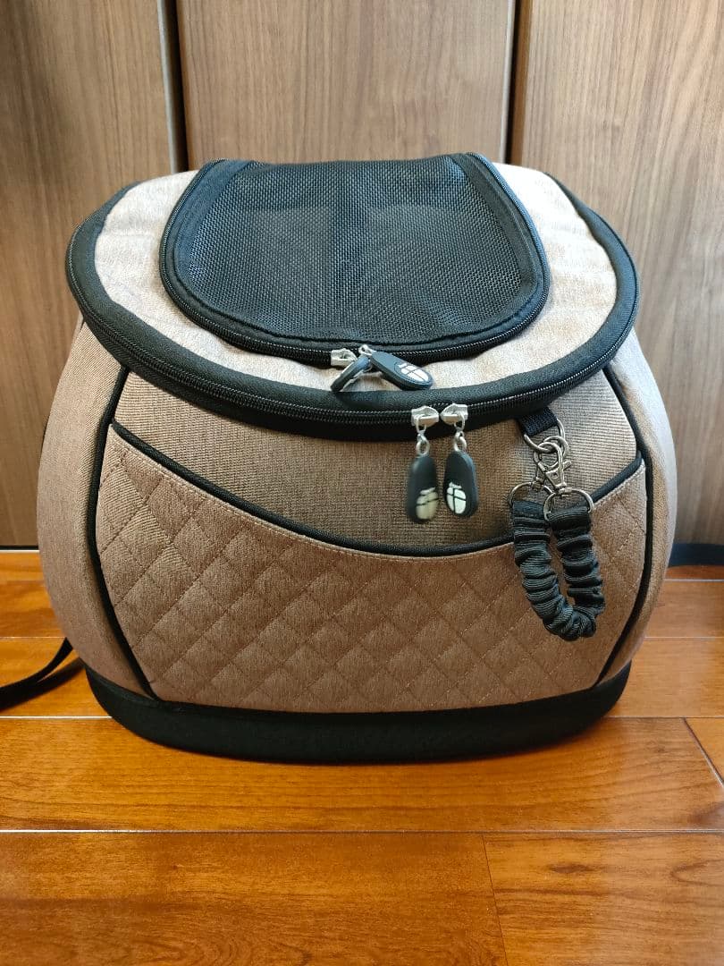 Disukiダイスキ リュック型キャリーバッグ　 Mサイズ　フォーンブラウン