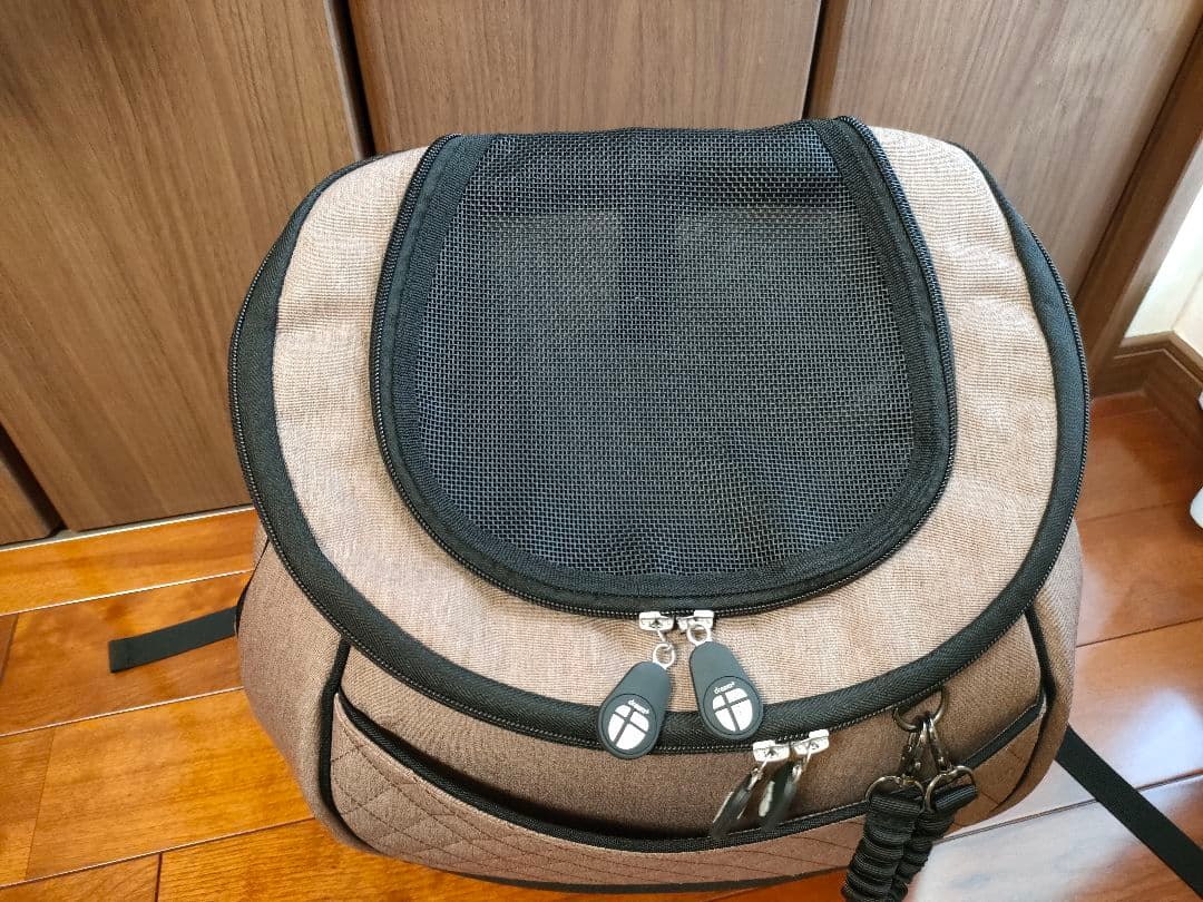 Disukiダイスキ リュック型キャリーバッグ　 Mサイズ　フォーンブラウン