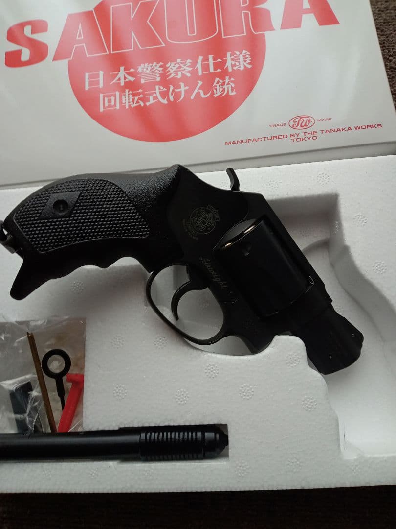 タナカ　S＆W M360J サクラ　ガスリボルバー
