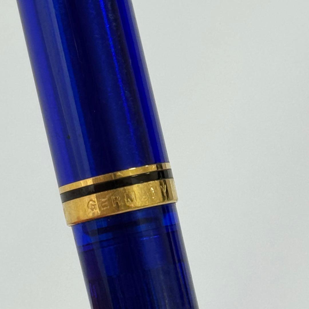 ペリカン スーべレーン K600 マリンブルー ボールペン スケルトン