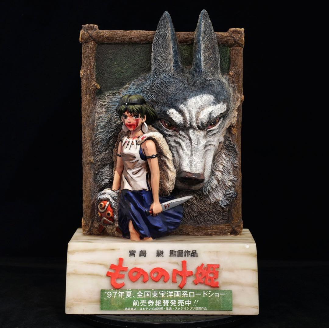 スタジオジブリ　もののけ姫　店頭用ディスプレイフィギュア