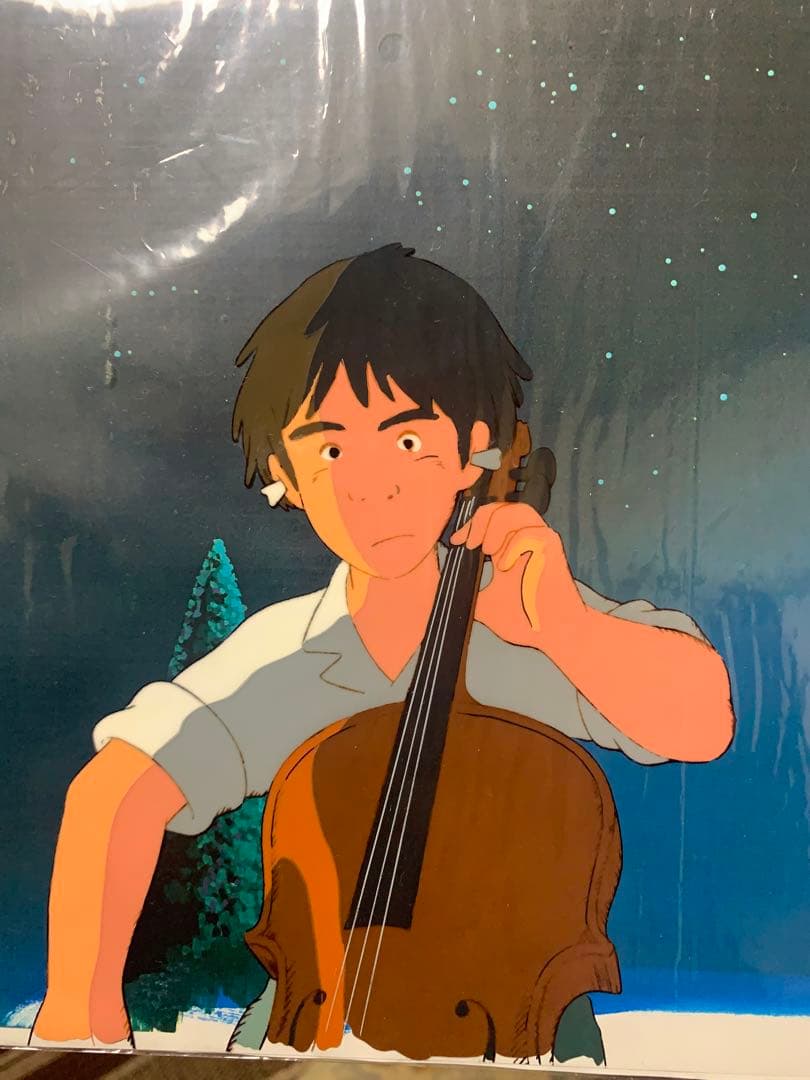 セル画「ゼロ弾きのゴーシュ」宮沢賢治作　背景付き ジブリの高畑勲様の作品
