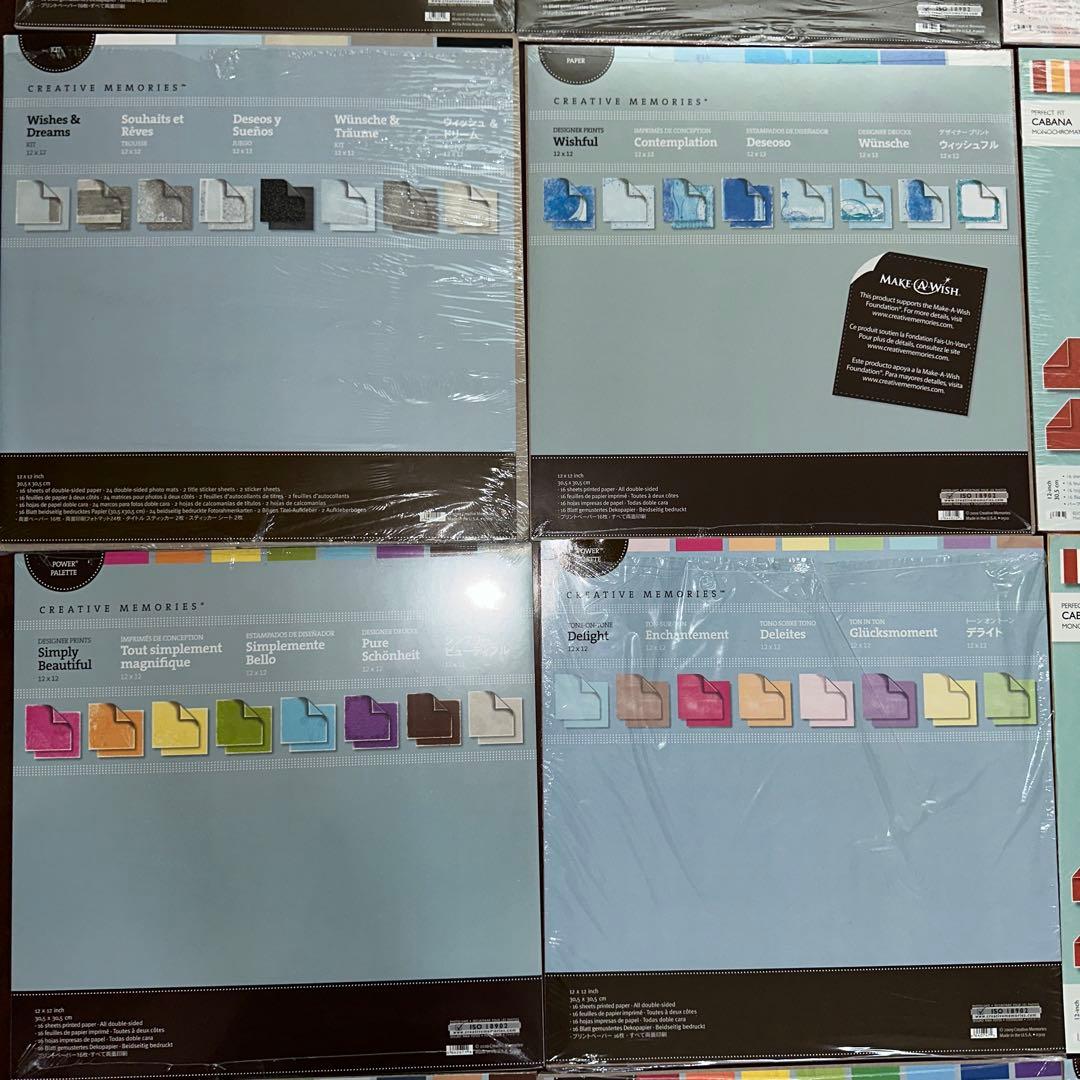 クリエイティブメモリーズ　ペーパー＋バック　まとめ売り　本3冊おまけ