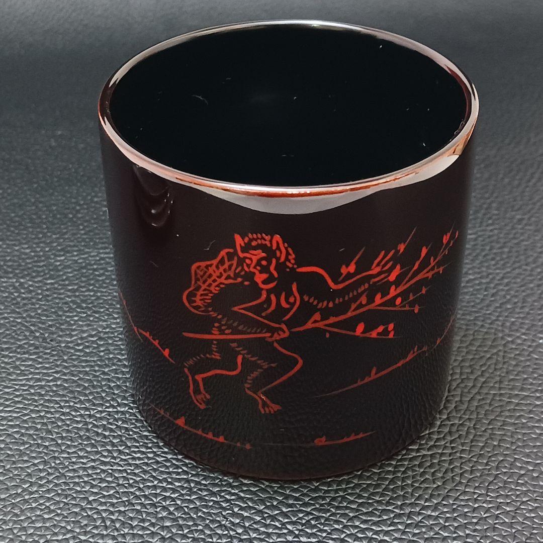 Y2975-14 茶道具 春彦作 漆塗 茶入 棗 共箱　 　う