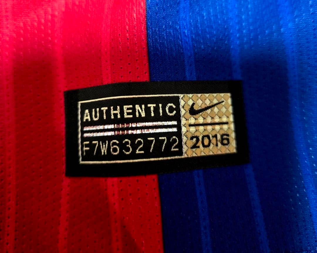 16/17 FCバルセロナ CL用 選手支給ユ二フォーム メッシ 背番号10