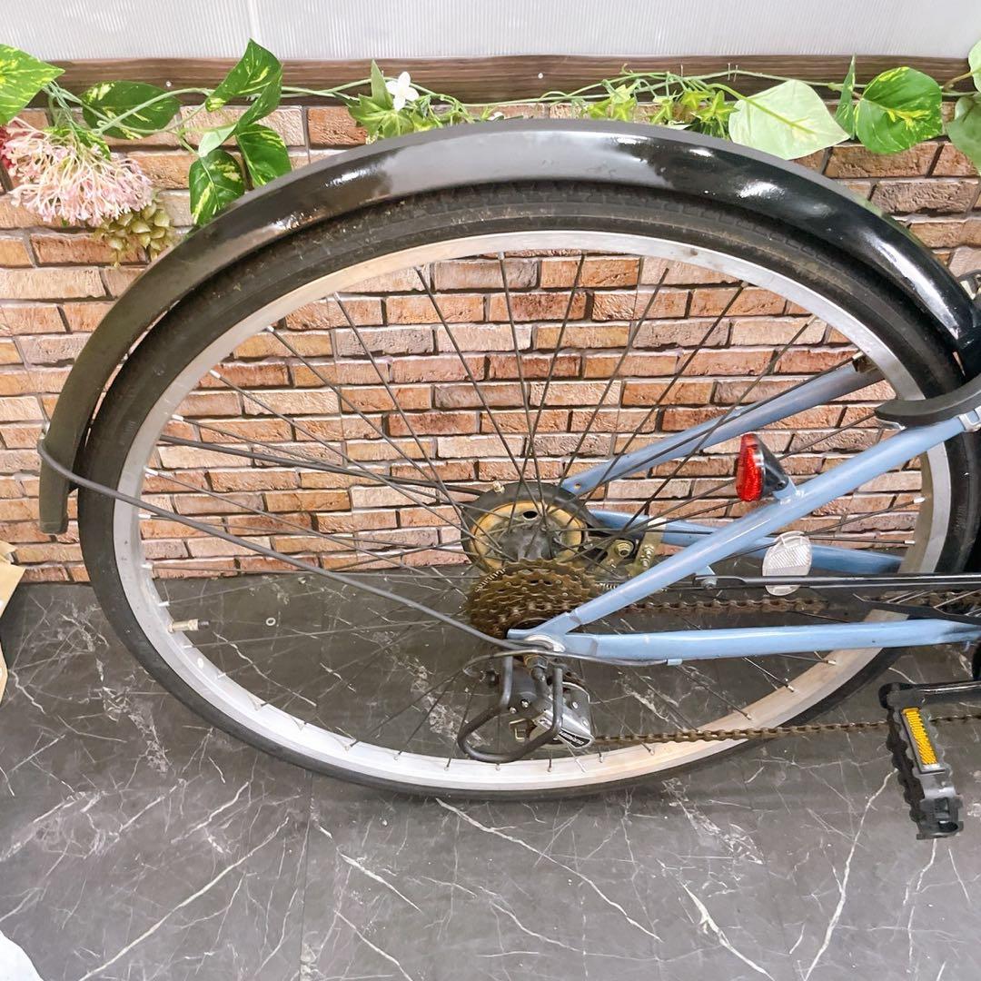 【63】一般車 シティー車 mugello ブルーグレー 27インチ