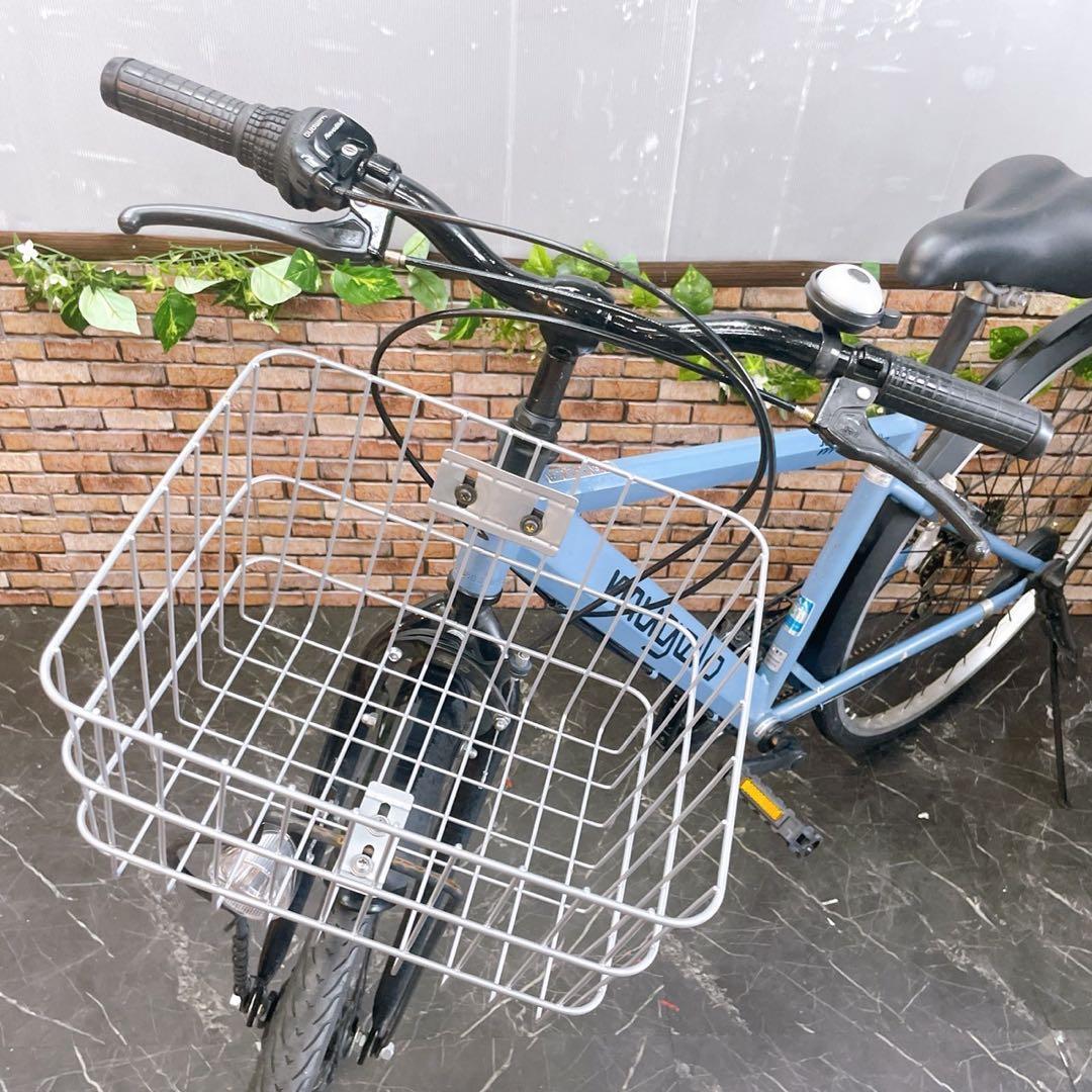 【63】一般車 シティー車 mugello ブルーグレー 27インチ