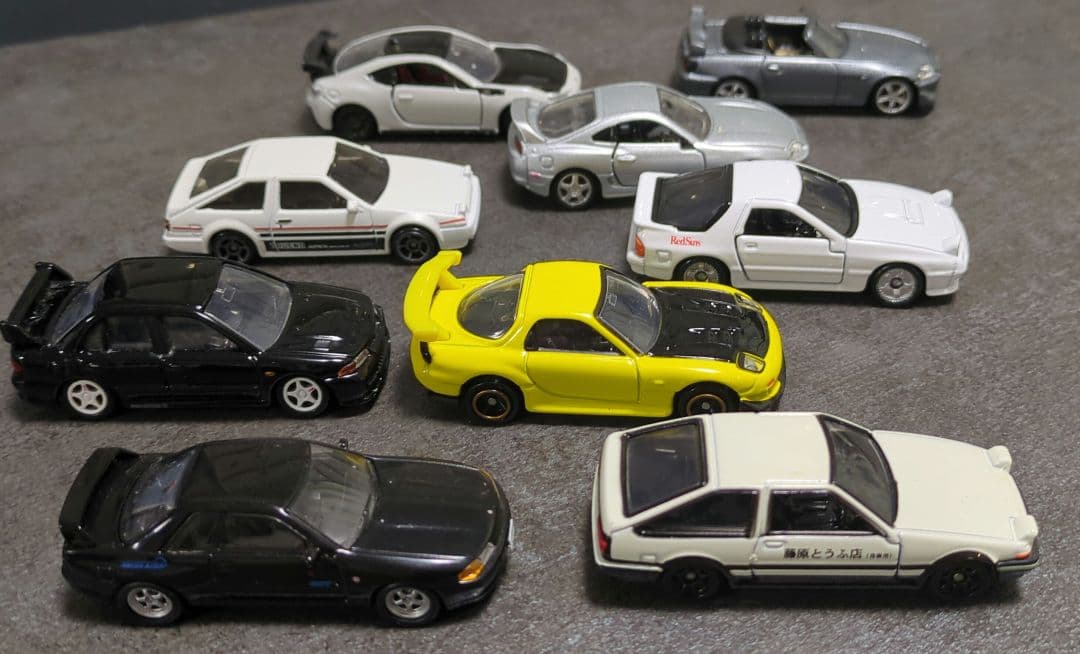 イニシャルD風ミニカー 9台セット （トミカ ホットウィール）