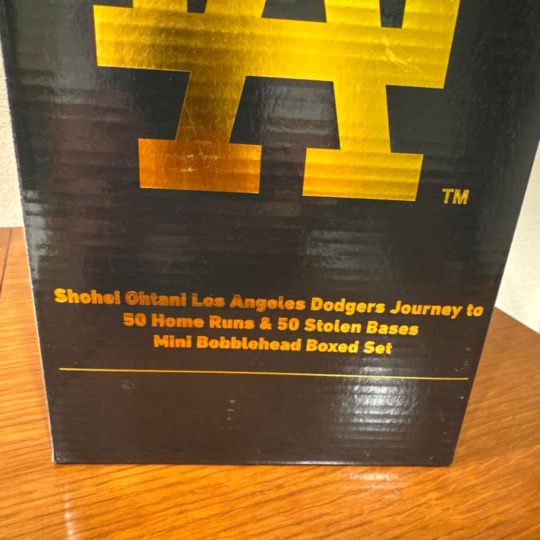 限定 大谷翔平 50-50 記念ミニボブルヘッドセット