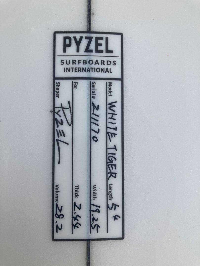 PYZEL WHITE TIGER FCS2 5’4