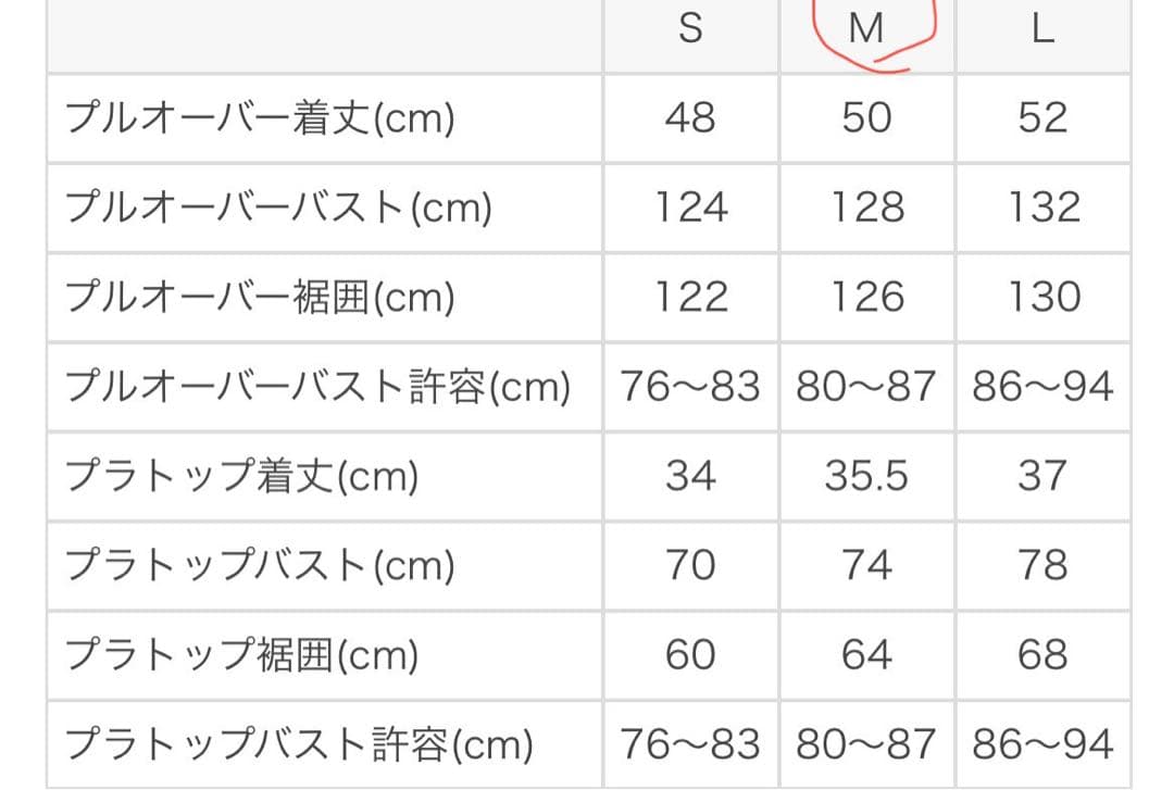 【SUKALA】ブラトップ付きカレッジVネックプルオーバー　Mサイズ