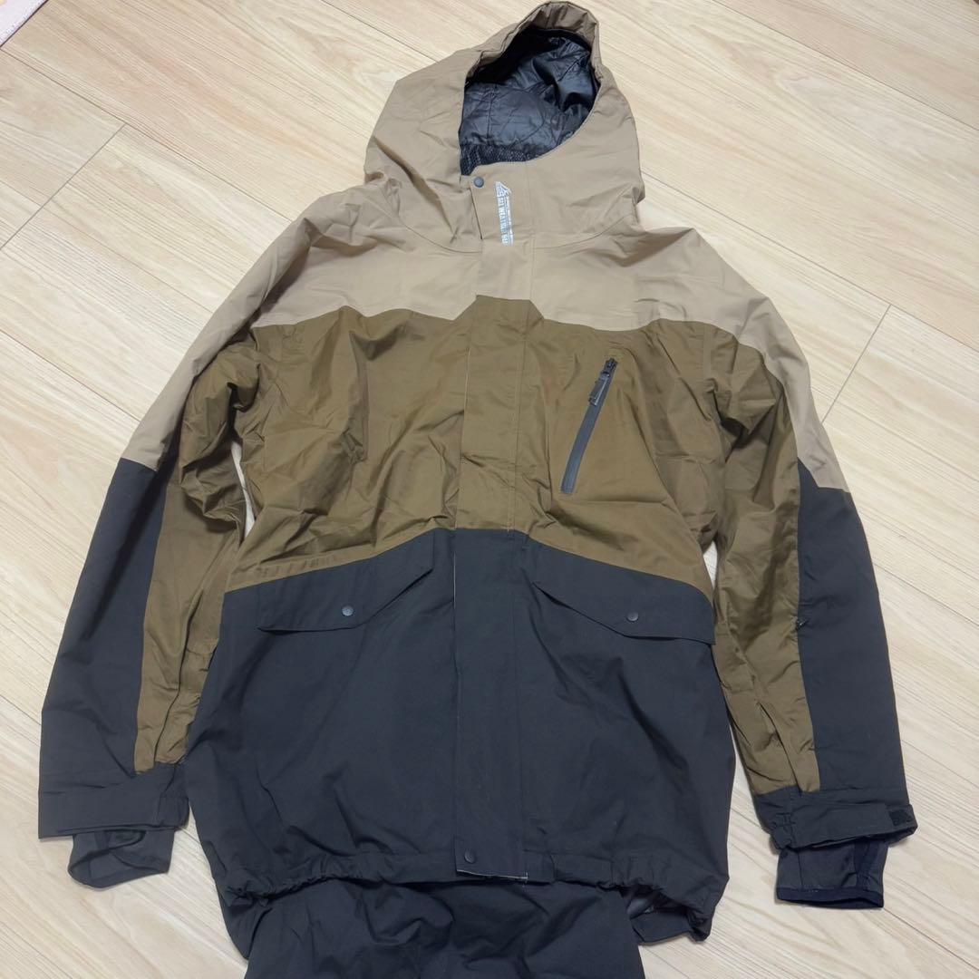 ワークマン 2024イージス防水防寒スーツ 3L スノーブラウン 上下セット