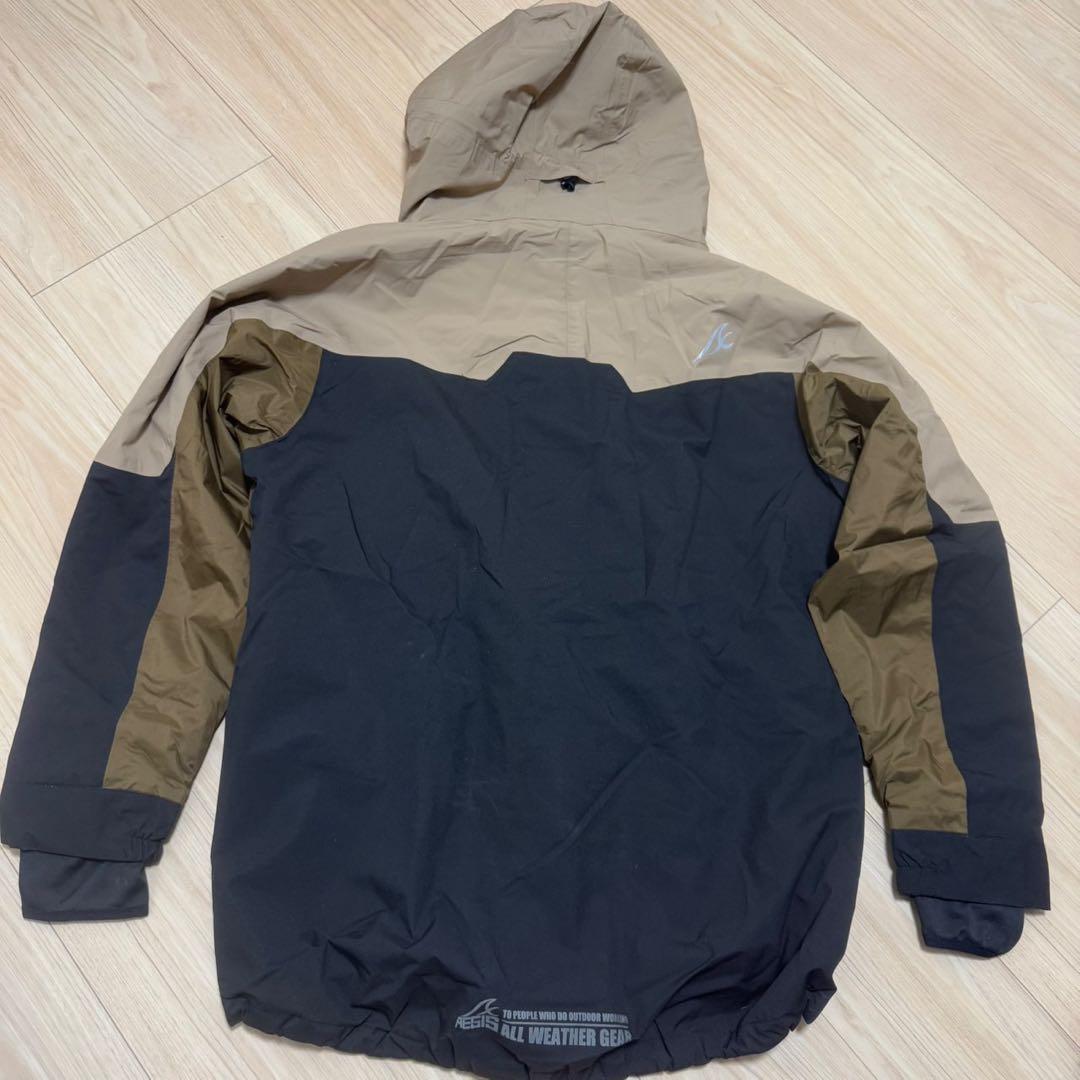 ワークマン 2024イージス防水防寒スーツ 3L スノーブラウン 上下セット