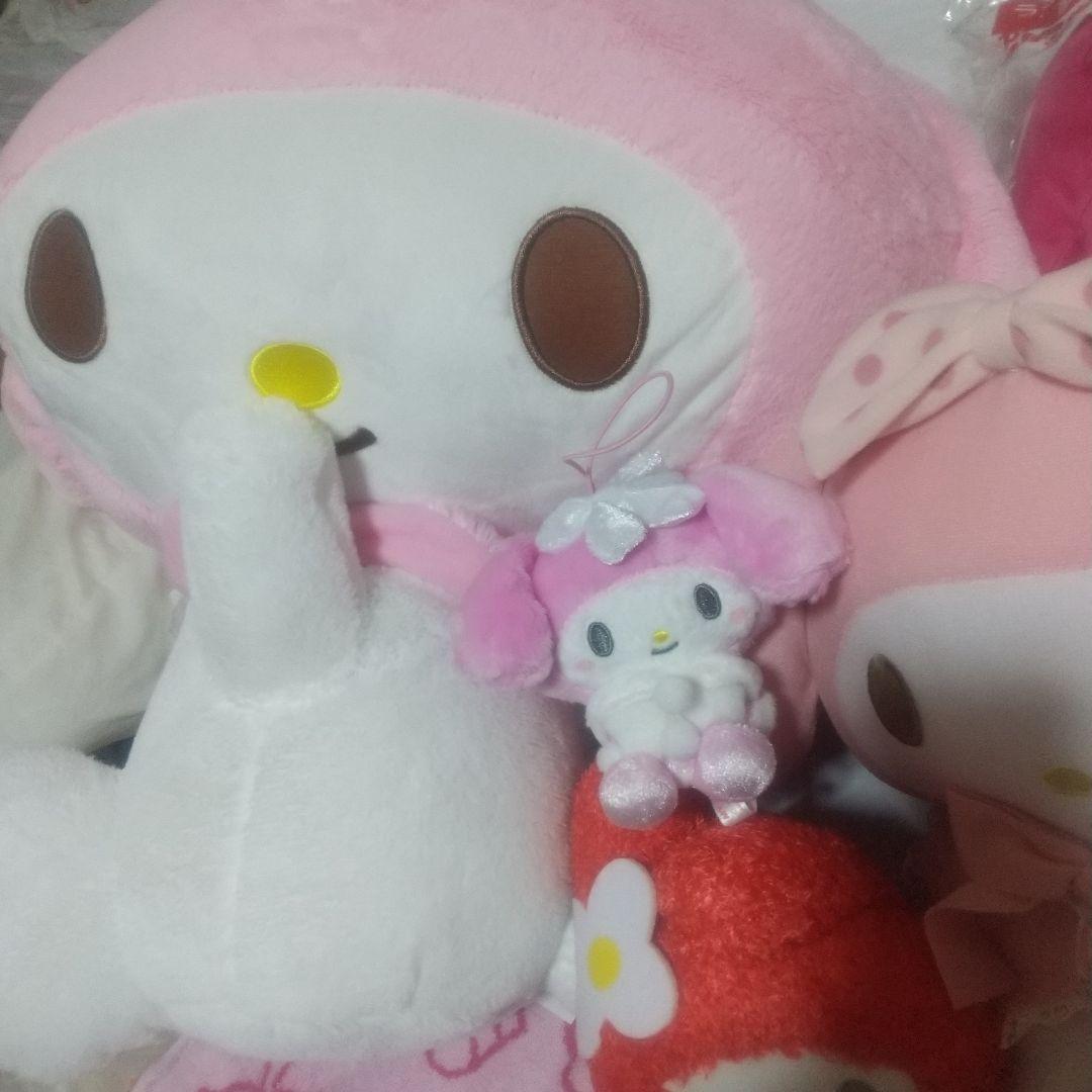 おねがいマイメロディ サンリオくじ ラストワン賞 顔型バッグ ぬいぐるみ クロミ