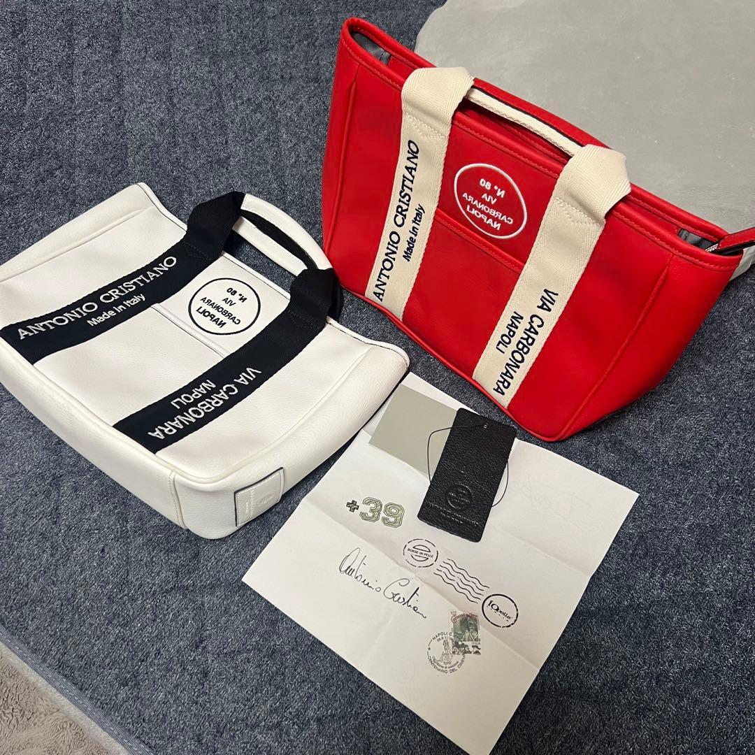 ◆新品未使用　アントニオ クリスティアーノ　ゴルフ　カートバッグ　2個セット