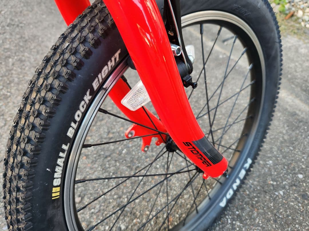 【テツ】GT レッド 20インチ マウンテンバイク KENDAタイヤ