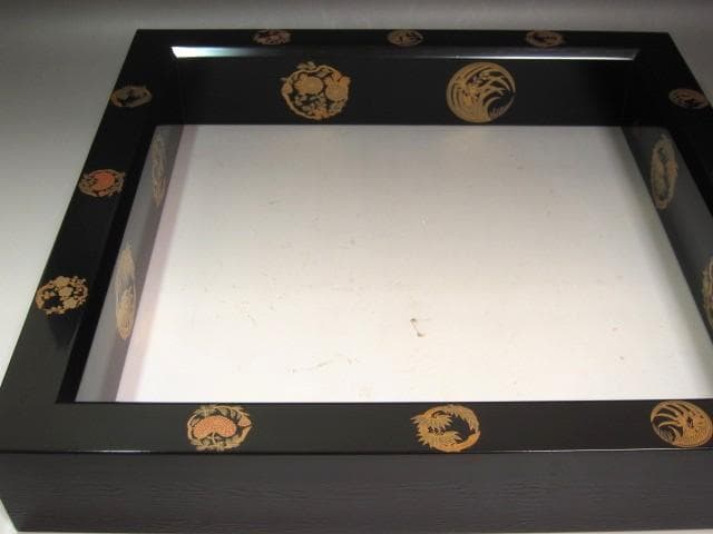 ☆　中村宗哲　四君子炉縁　裏千家　十五代　鵬雲斎の花押がございます☆y356